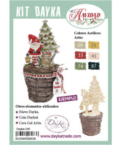 Papa Noel con maceta