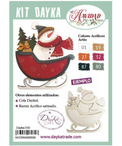 KIT DIY DAYKA MUÑECO NIEVE COLGANTE