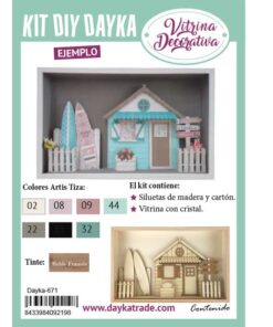 KIT DIY DAYKA VITRINA CONJUNTO PLAYA