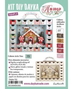 CALENDARIO DE ADVIENTO MALETA CON HUECO