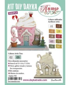 TAZA NAVIDEÑA CASITA