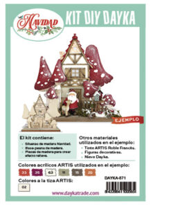 CASITA PAPÁ DE NAVIDAD CON SETAS