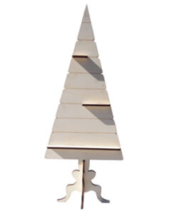 ÁRBOL NAVIDAD CON TABLAS EN MADERA DE CHOPO