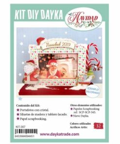KIT DIY DAYKA PORTAFOTOS PAPÁ NOEL