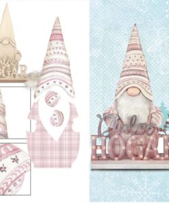 KIT DIY DAYKA SET GNOMO “DULCE HOGAR” ROSA