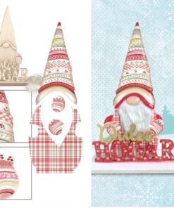 KIT DIY DAYKA SET GNOMO “DULCE HOGAR” ROJO