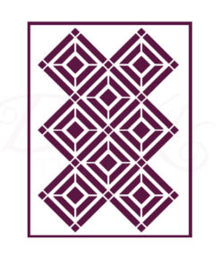 Stencil A4 Dayka fondo geométrico