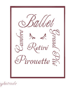 Stencil A5 Dayka “ABECEDARIO”