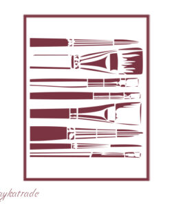 Stencil A5 Dayka PINCELES