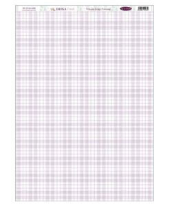 DTXM-2088 Tela Para Scrap Y Cartonaje – Cuadros Morados “Puro Amor Rosas” 32×70 Cm