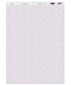 DTXM-2089 Tela Para Scrap Y Cartonaje – Corazones Blancos Y Fondo Morado “Puro Amor Rosas” 32×70 Cm