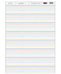 DTXM-2093 Tela Para Scrap Y Cartonaje – Rayas De Colores “Puro Amor Azules” 32×70 Cm