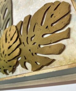 CUADROS HOJAS TROPICALES-REF. LILI-001