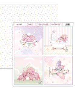 SCP-603 Papel Scrap Colección De Bebé “Puro Amor Rosas”