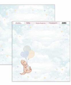 SCP-613 Papel Scrap Colección De Bebé “Puro Amor Azules”