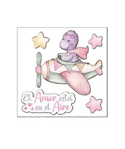 TLP-030 Figuras 2D De Dinosaurios Colección Bebé “Puro Amor Rosas”