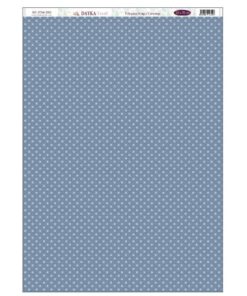 DTXM-3002 Tela Para Scrap Y Cartonaje – Lunares Azul “En Comunión Con La Naturaleza” 32×70 Cm