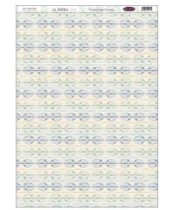 DTXM-3005 Tela Para Scrap Y Cartonaje – Geométrico “En Comunión Con La Naturaleza” 32×70 Cm