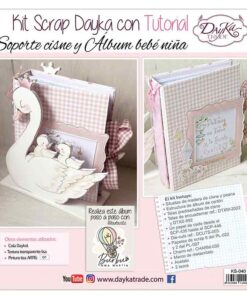 KS-040 Kit Scrap Dayka Estructura Y Álbum De Bebé Colección “Ha Nacido Una Estrella”
