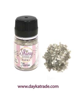 SHINY-012  Shiny Stone Titanio Escamas De Minerales Ecológicos (Eco Glitter)