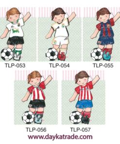 Siluetas 2D Pintadas De Niños Futbolistas