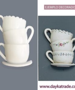 Res-038 Figuras De Resina De Tazas Partidas