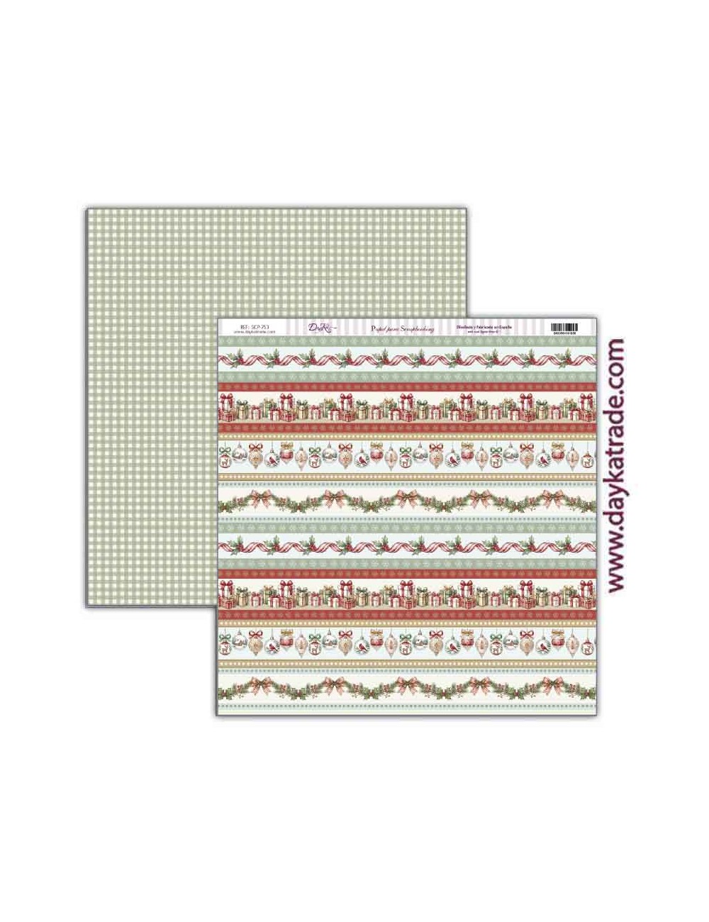 Colección papel scrap"Pide tu deseo en Navidad" - Imagen 14