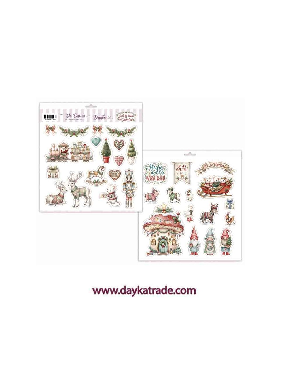 Colección papel scrap"Pide tu deseo en Navidad" - Imagen 11